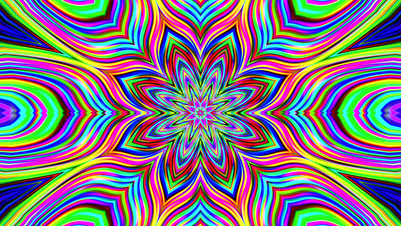 Charming kaleidoscope effect flare holographic background