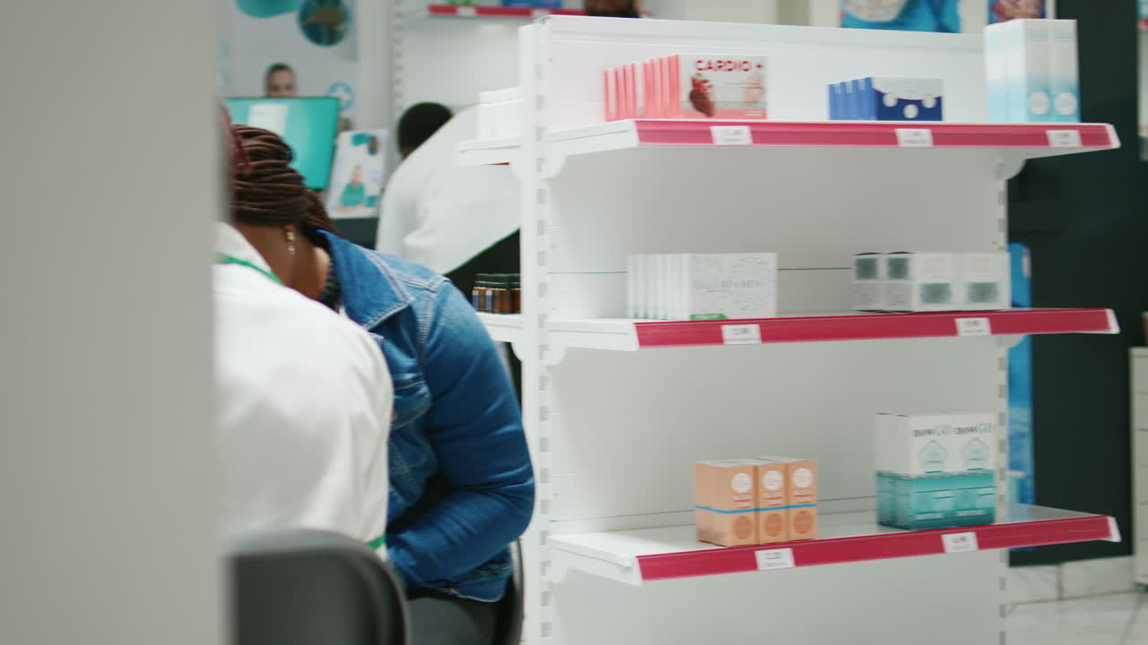 consulta en la farmacia