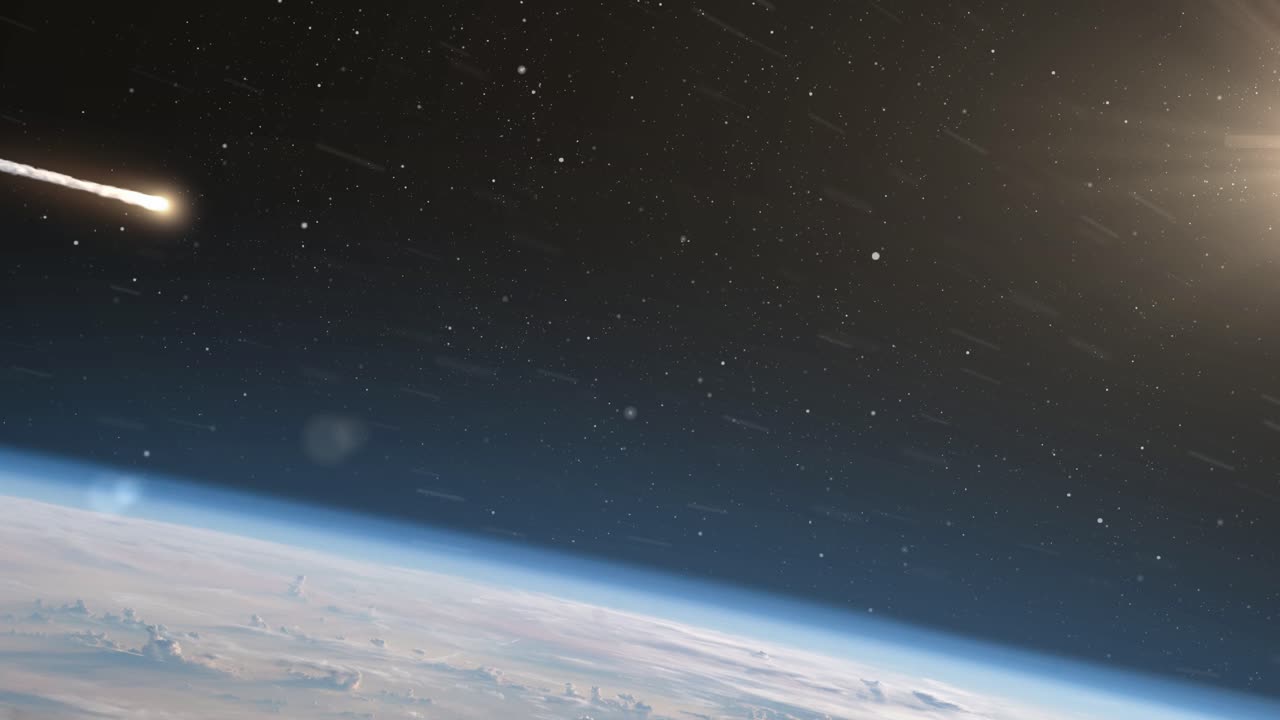 Meteor Over Earth