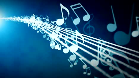 animated background with musical notes