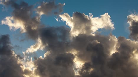 beautiful cloudscape time lapse