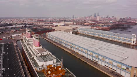 SS-United-States-Retired-Ocean-Liner-Docked-in-South-Philadelphia-Aerial