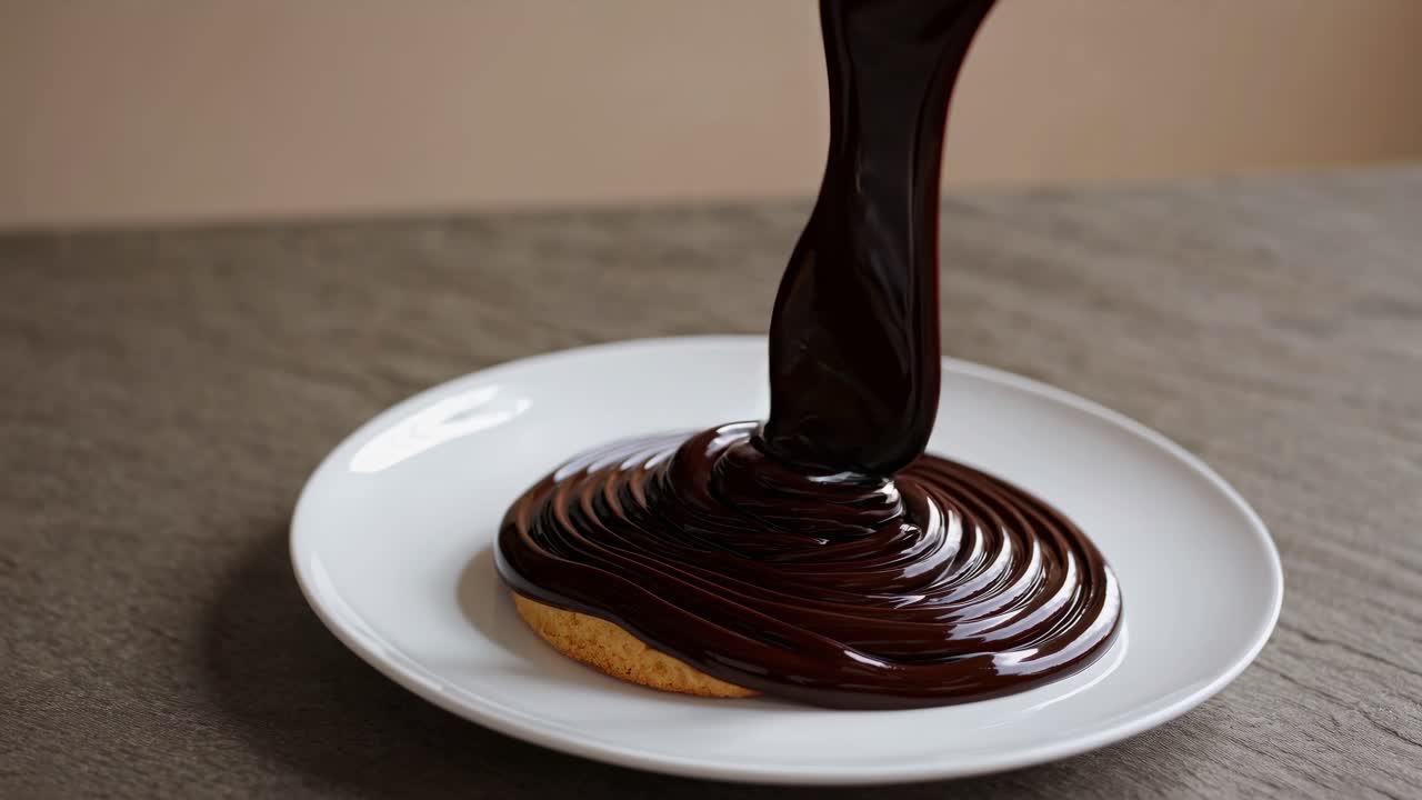 galleta cubierta de chocolate