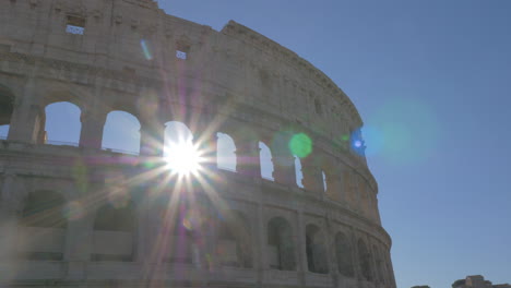 the coliseum in clear weather