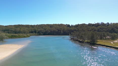 tallebudgera creek on the southern gold coast in australia