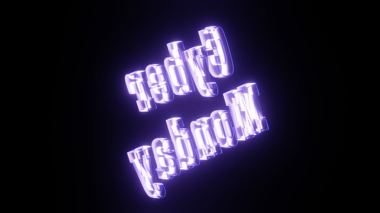 vj loop abstract background - 사이버 월요일.