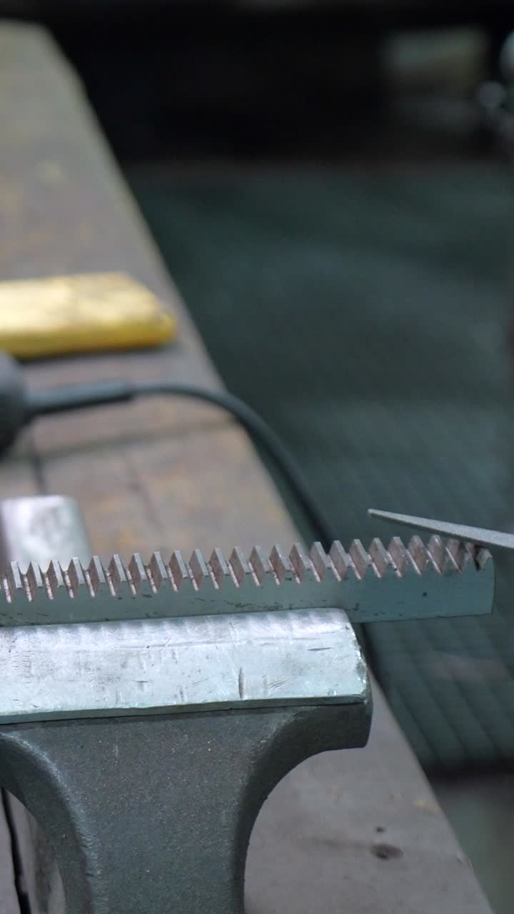 Metalworking in a Vise