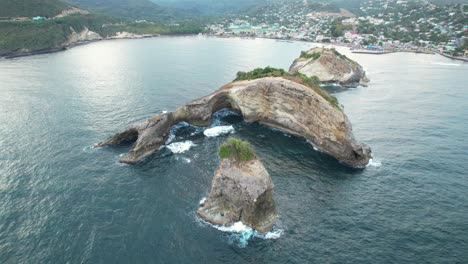 dennery island on the east coast of saint lucia