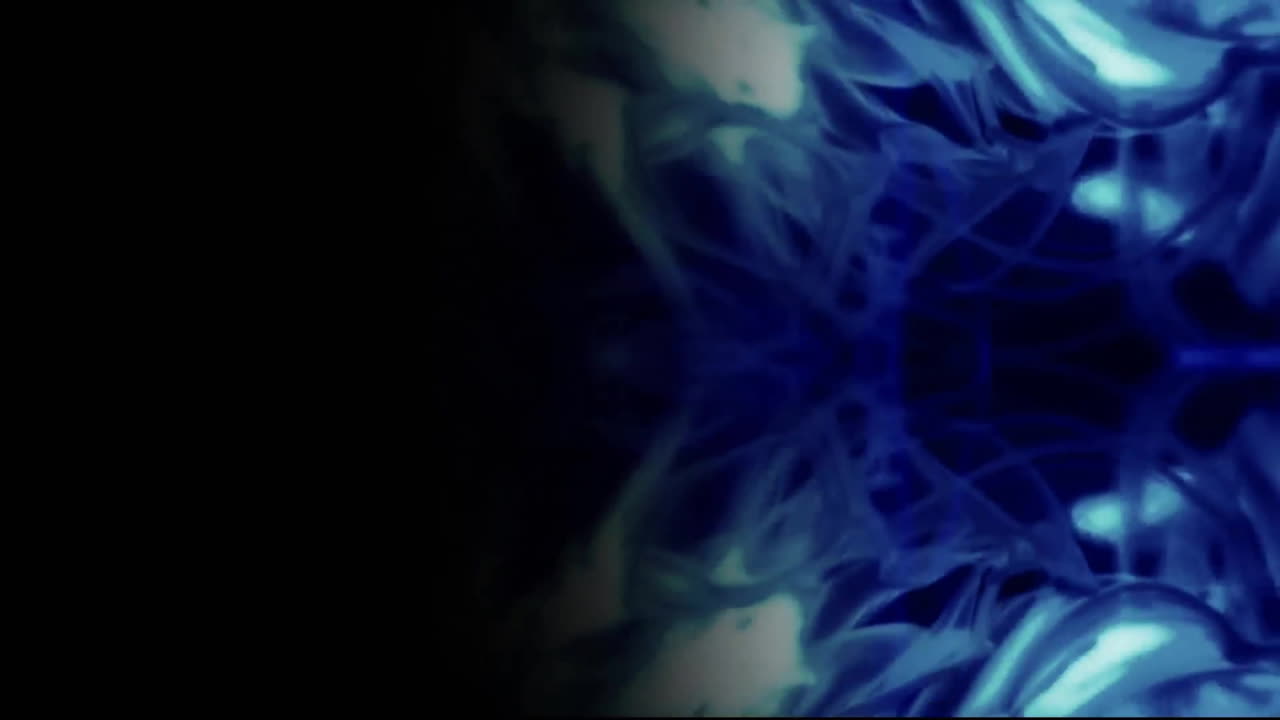 animación de senderos de luz brillante que se mueven sobre un fondo negro