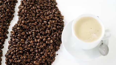 Coffee-with-roasted-beans