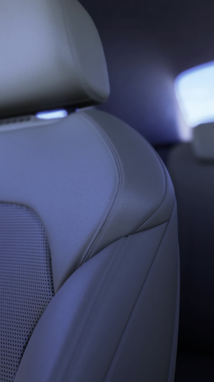 Comfortable car interior featuring modern design and spacious seating