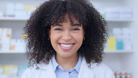 Happy-pharmacist-removing-her-mask-after-the-end