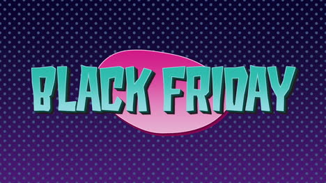 Retro-Black-Friday-Text-Mit-Punktmuster-Auf-Violettem-Farbverlauf