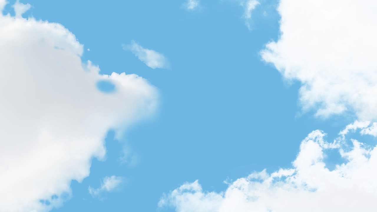 하늘의 구름 4k