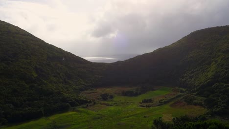 Die-Grüne-Natur-Der-Insel-Terceira,-Azoren,-Portugal