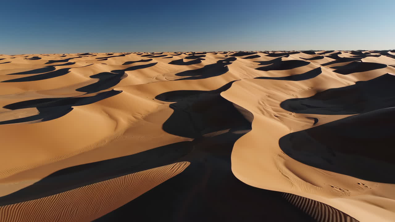 vista aérea de las vastas dunas de arena