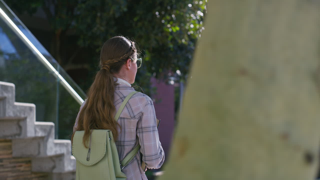 Students on a College Campus