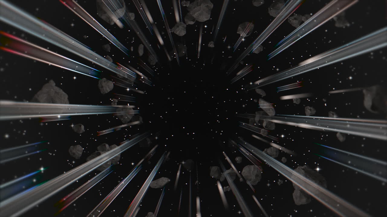 líneas retro de movimiento en galaxia con fondo abstracto 2