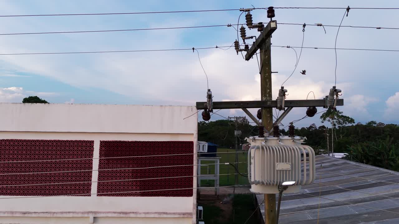 Aerial, Remote Community Electrical Supply, Energy Transmission Amazon