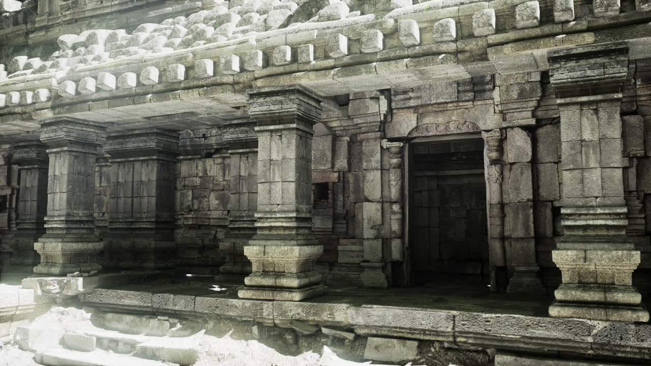antiguas ruinas de templos de piedra