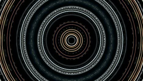 fondo abstracto futurista con animación de vuelo en túnel futurista abstracto con patrón de líneas de luz de neón.