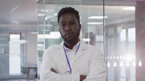 portrait of male doctor smiling in hospital