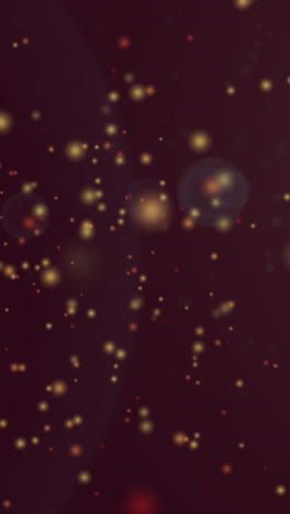 animación de puntos amarillos que se mueven sobre un fondo marrón