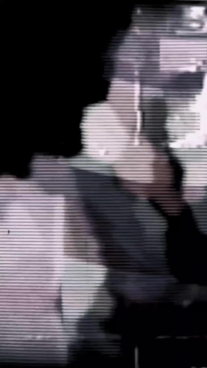 Abstrakt digital glitch statisk støj med horisontale linjer