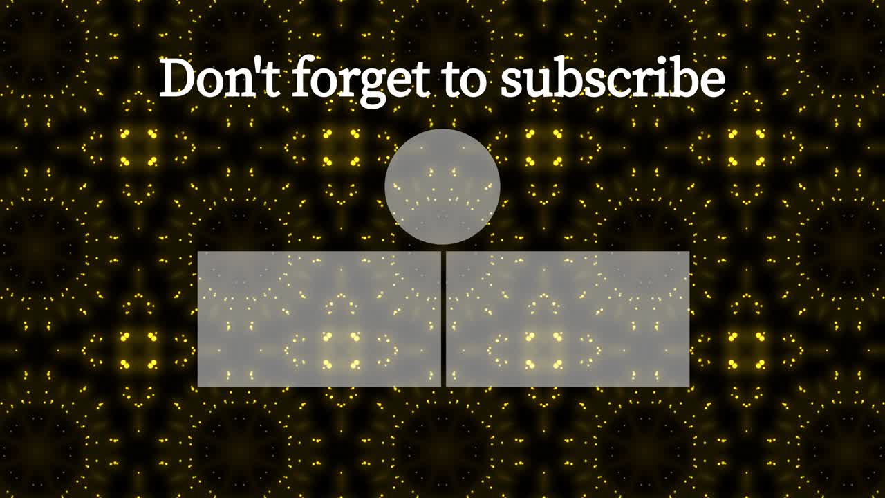 입자 반이는 칼레도스코프 엔드 카드 엔딩 스크린 모션 그래픽