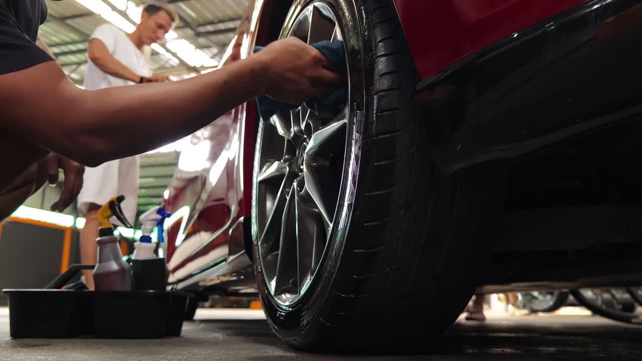 Car Wheel Washing