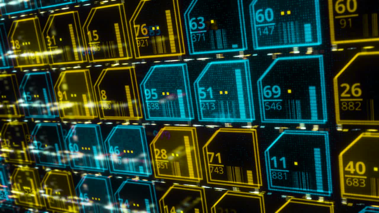 Futuristic Data Display