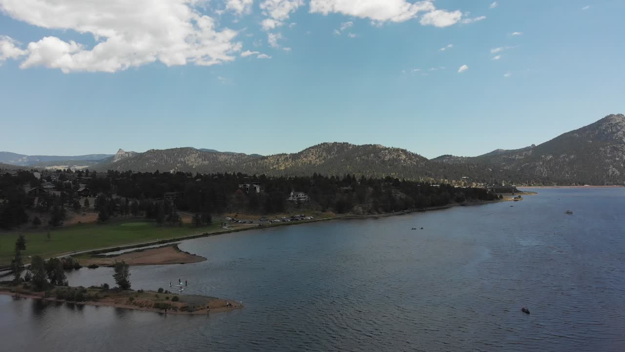 콜로라도 로키마운틴 국립공원 인근 드론 영상