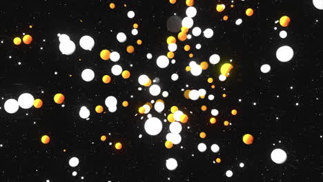 explosión abstracta de las esferas