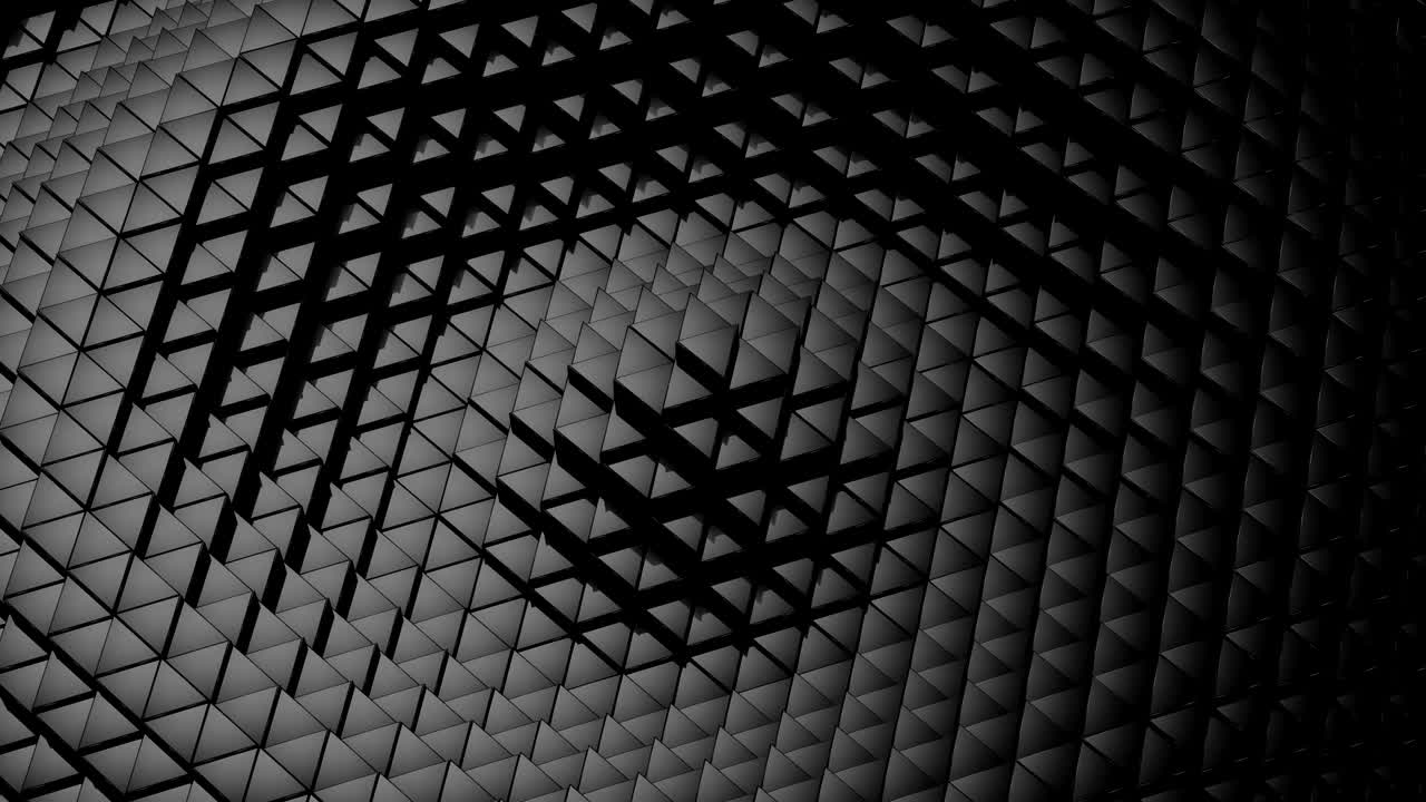 삼각형은 파도를 형성했습니다.