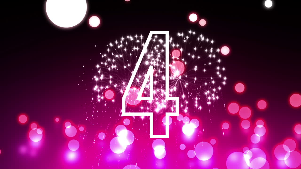 обратный отсчет с десяти до одного для новых лет