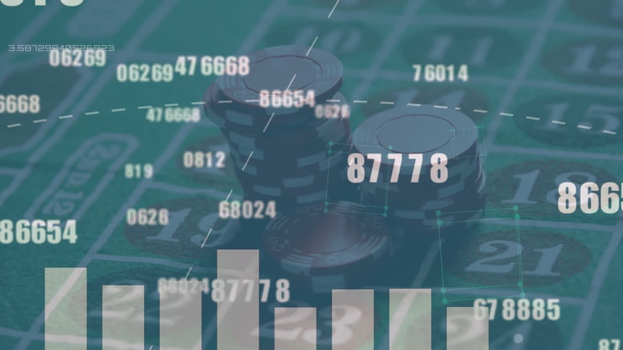 카지노  ⁇ 과 게임 보드를 통해 숫자의 애니메이션과 데이터 처리