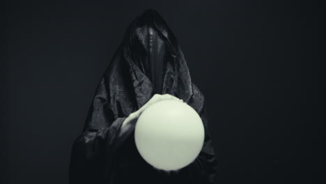 mystic with crystal ball