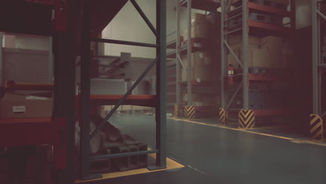 empty warehouse interior