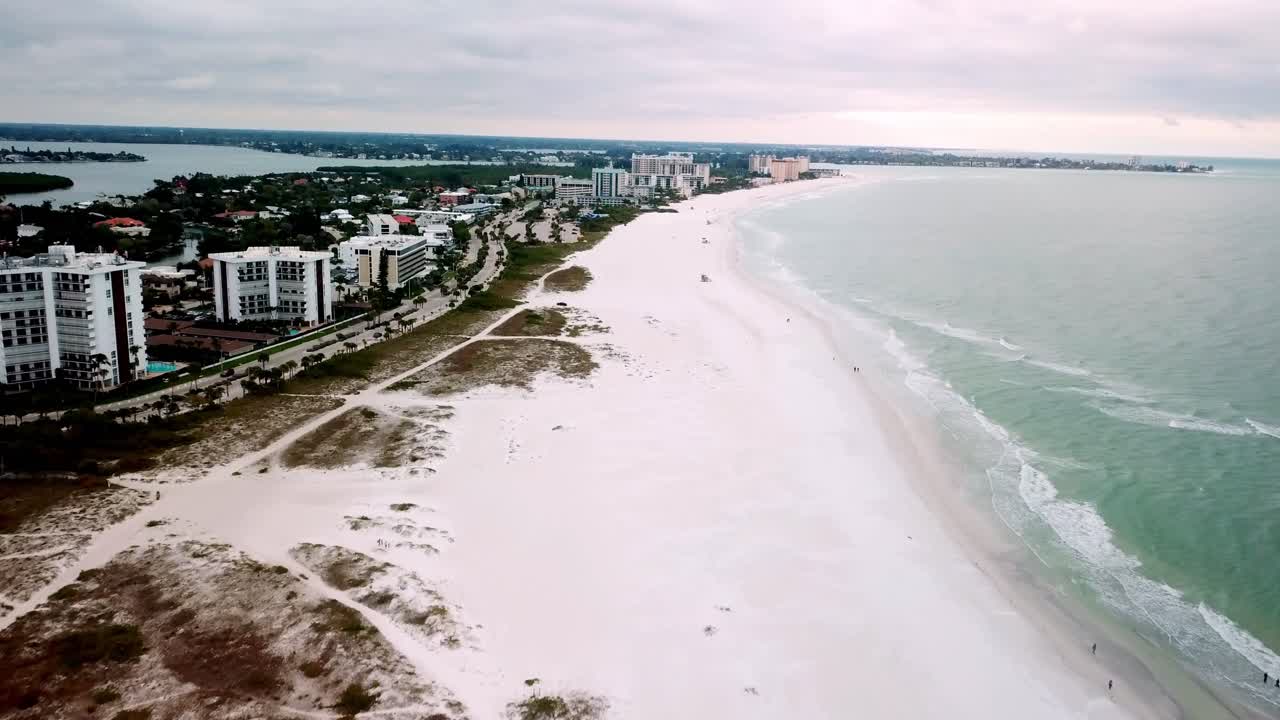 arenas blancas de la playa de lido en lido key cerca de sarasota florida