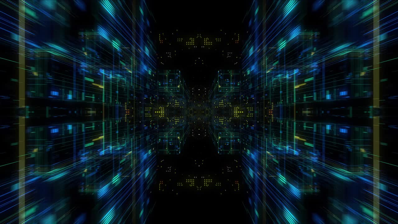 Seamless Loop Abtract Internet of Things motion background.