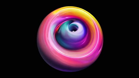 abstract colorful swirls and vortices