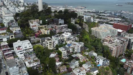 san francisco california aerial footage