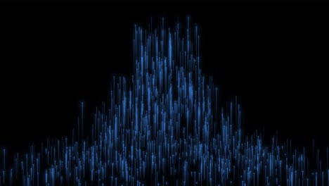 line surface grid laser beam running cyberspace network data flowing concept cyber big data flow