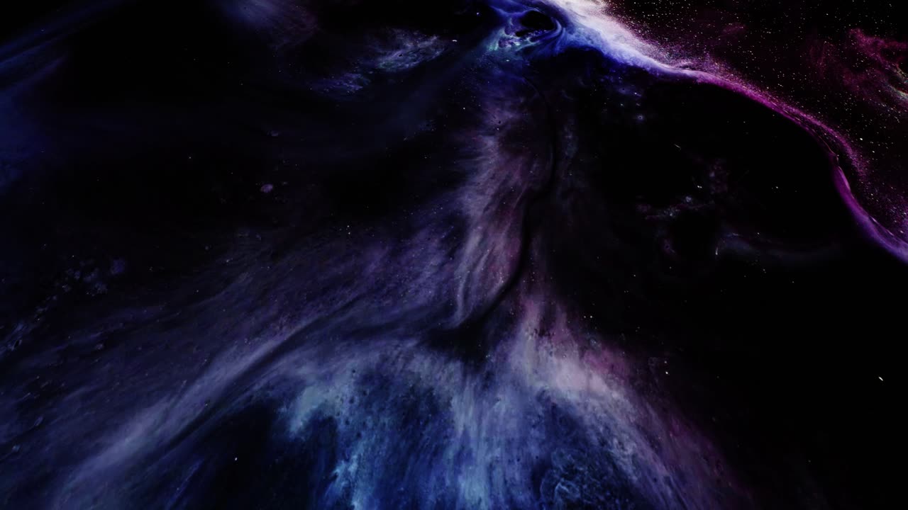 una superficie di nebulose che galleggiano nell'universo