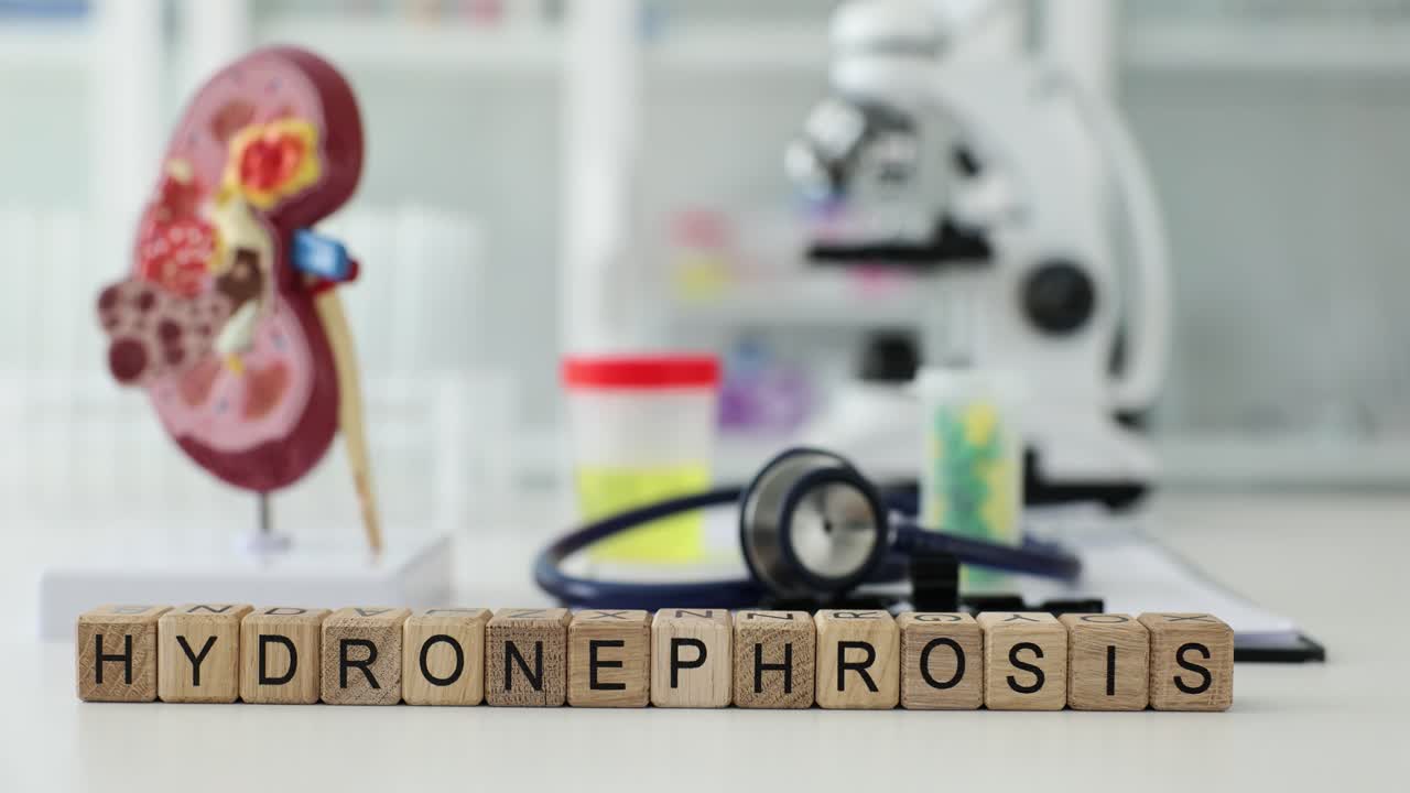 Hydronephrosis medical concept