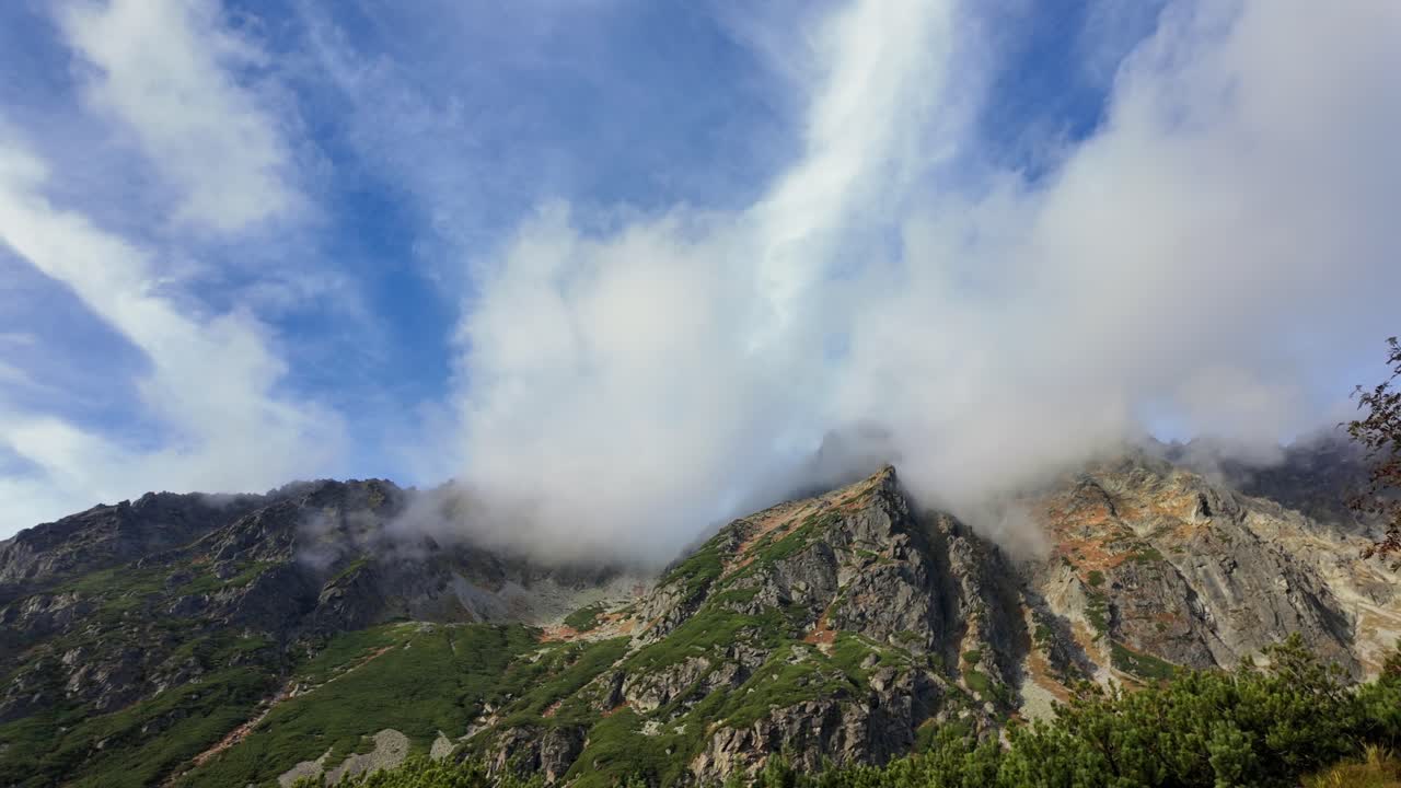 High Mountains, road to Rysy, Konczysta peak, Tatras Mountains.