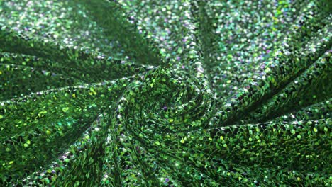 tela de brillo verde esmeralda