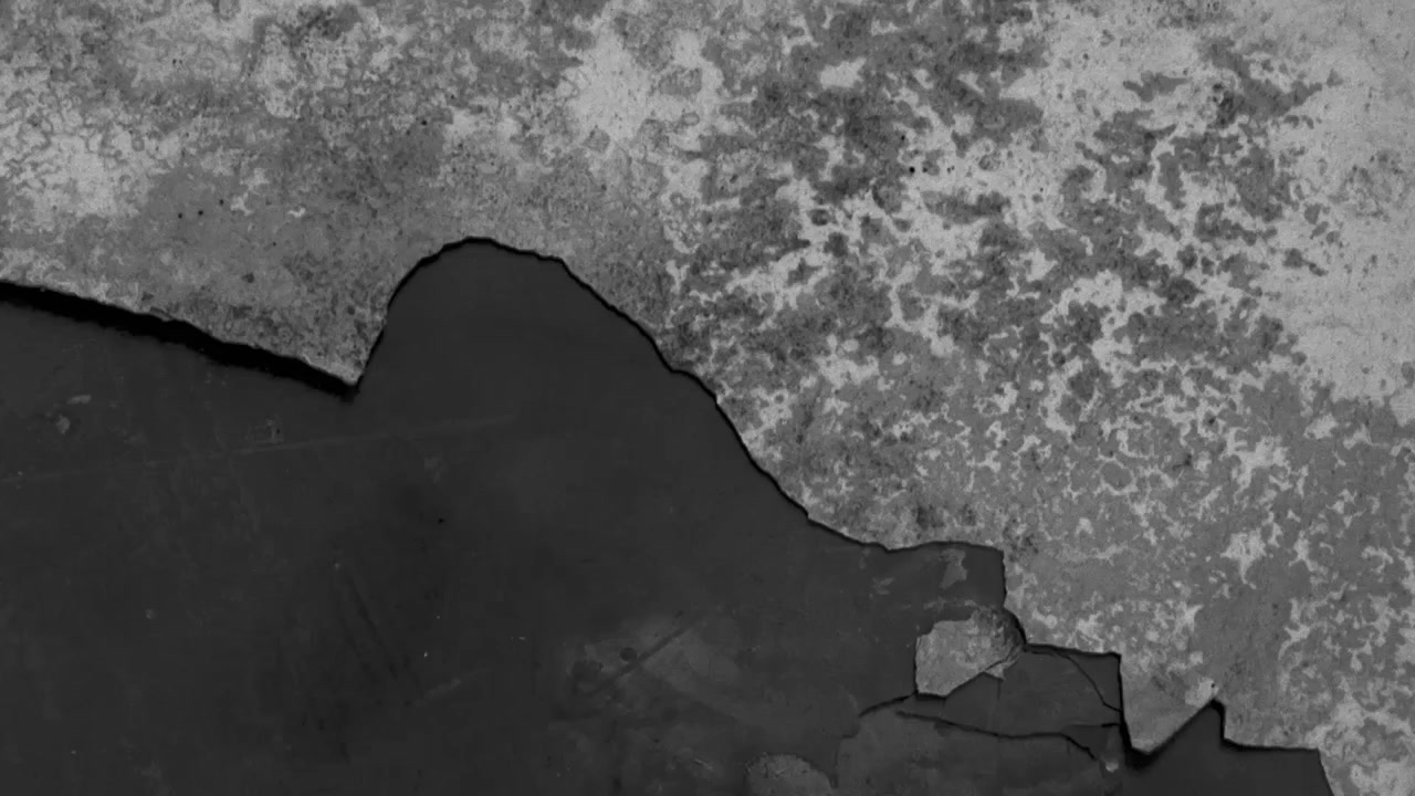 Abstract Close-Up of Peeling Paint and Decaying Grungy Surface