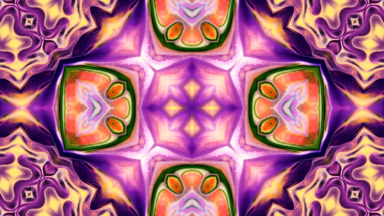 movimiento de fondo de kaleidoscopio abstractamente colorido