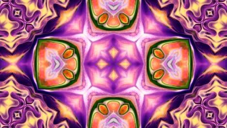 movimiento de fondo de kaleidoscopio abstractamente colorido
